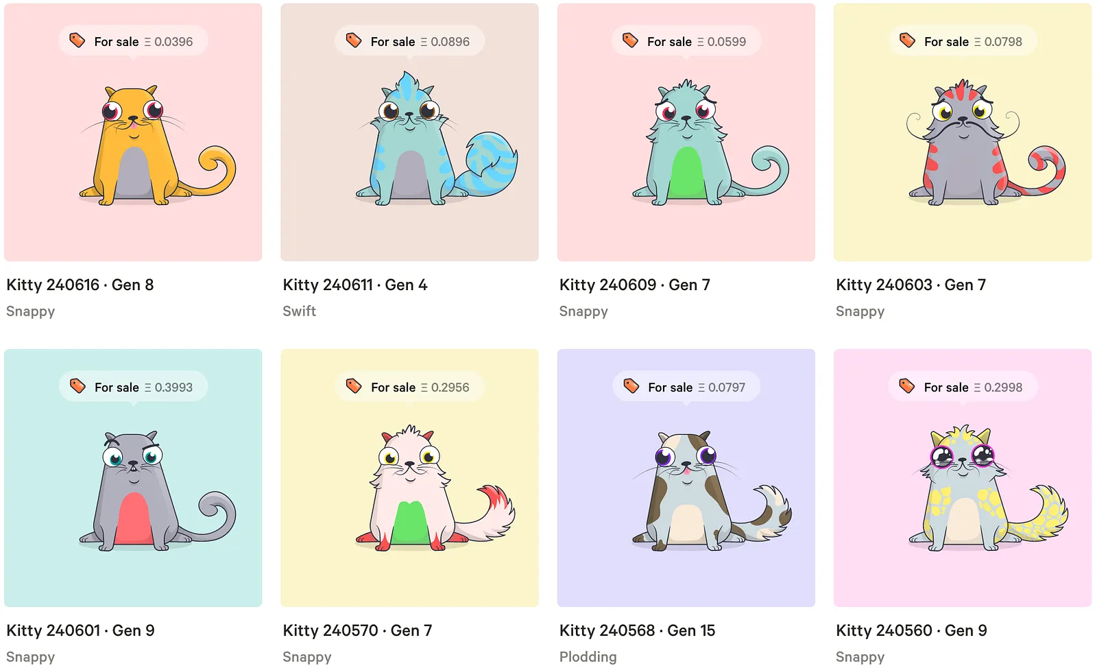 Enter Crypto Collectibles
